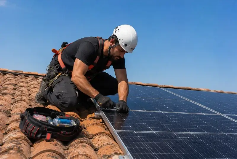 Maintenance et monitoring de panneaux solaires à Sablons